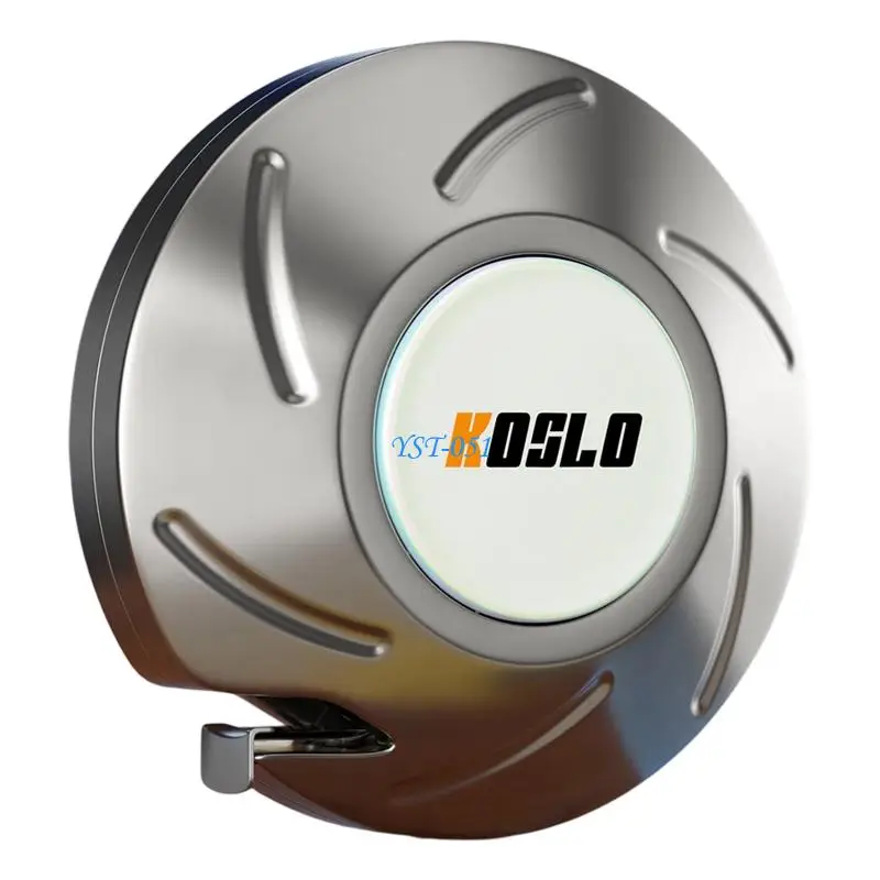 E15A Small Size Steel Tape Measure Featuring Metal Construction and Chain Hook for Portable Convenient Use