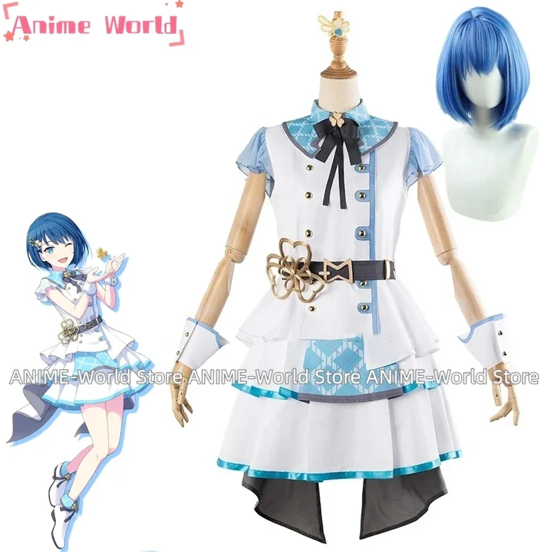 Project Sekai Kiritani Haruka Cosplay Costume Anime Dresses MORE MORE JUMP! Christmas Halloween Wig