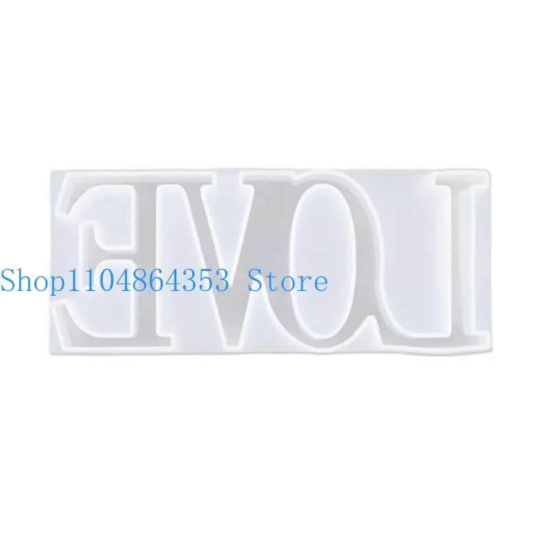 652F Resin Epoxy DIY Epoxy Home Love Letters Silicone Mould Jewelry Making