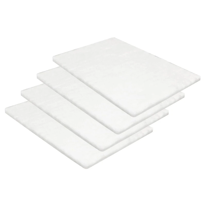 2/4/6pcs Ceramic Wool Stable & Durable Fiber Square Ceramic Wool Extended Use Fiber Insulation for Bioethanol Fireplaces