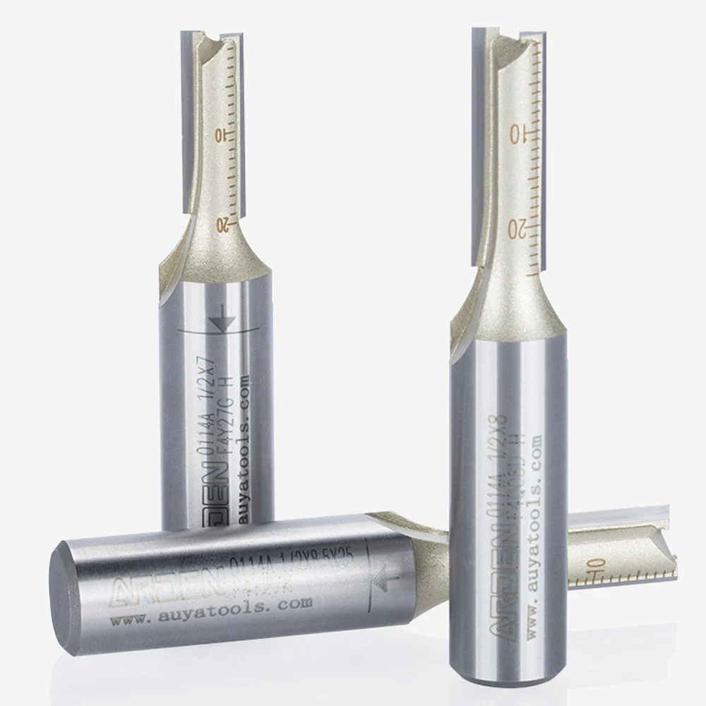 Imagem -05 - Arden-metric Flauta Straight Router Bit Inch Haste 325 mm Diâmetro de Corte Carbide Slotted Cutting Escultura para Madeira Mdf