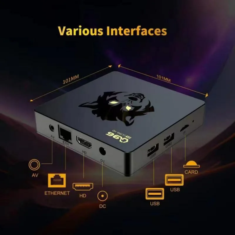 Q96 8K tv box Android 11 Amlogic S905W2 Quad Core 2.4G/5G WIFI UHD HDR 3D 2GB 16GB. Home Theater H. 265 iptv Smart TV Box