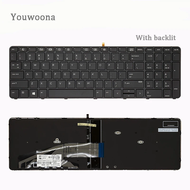 New Laptop Keyboard For HP ProBook 450 G4 455 G4 470 G3 G4 HSTNN-Q03C-Q95C