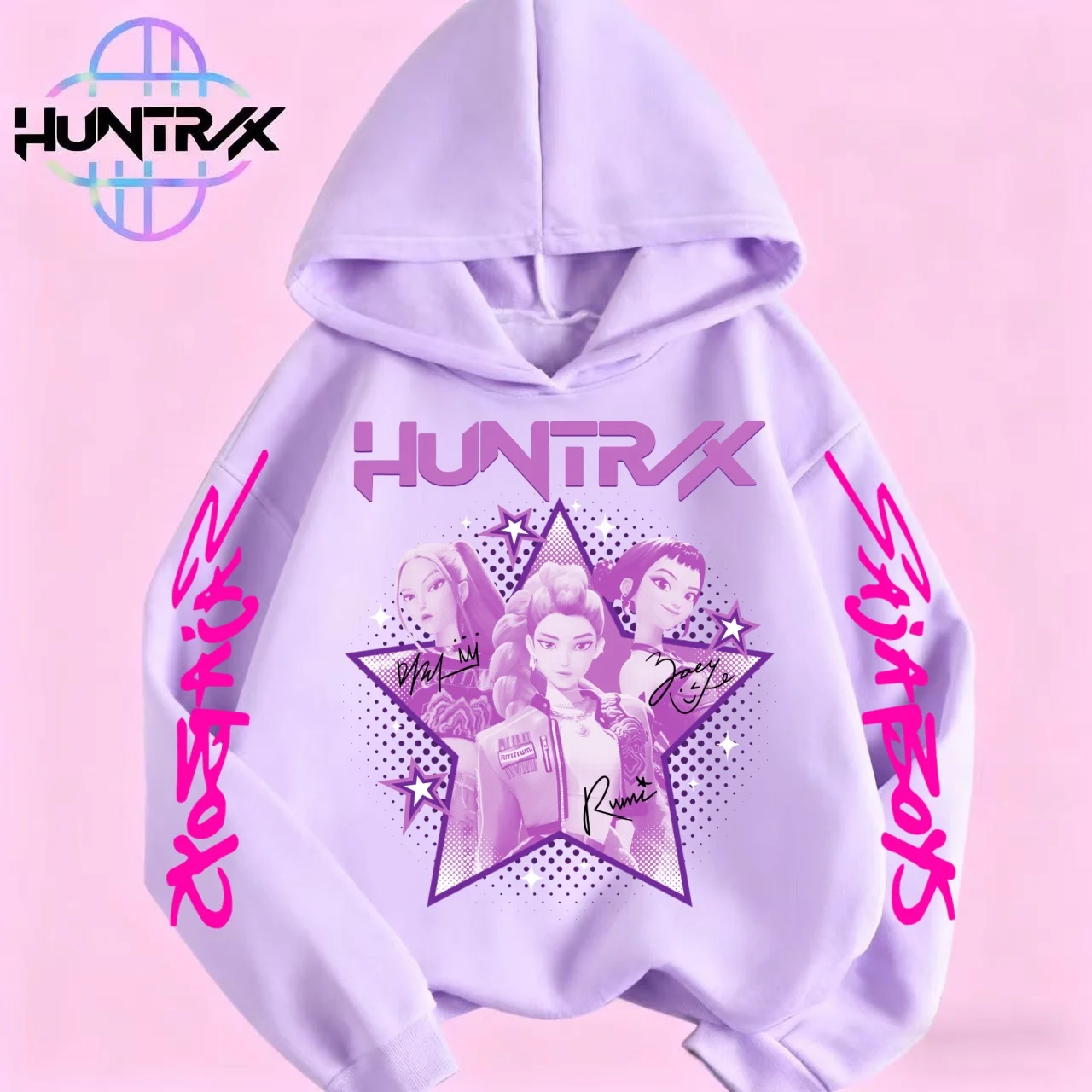 

Hot-selling Devil Hunter Cartoon Printed Children's Hoodies for Autumn and Winter, Warm Hoodies and Casual Children's Wear