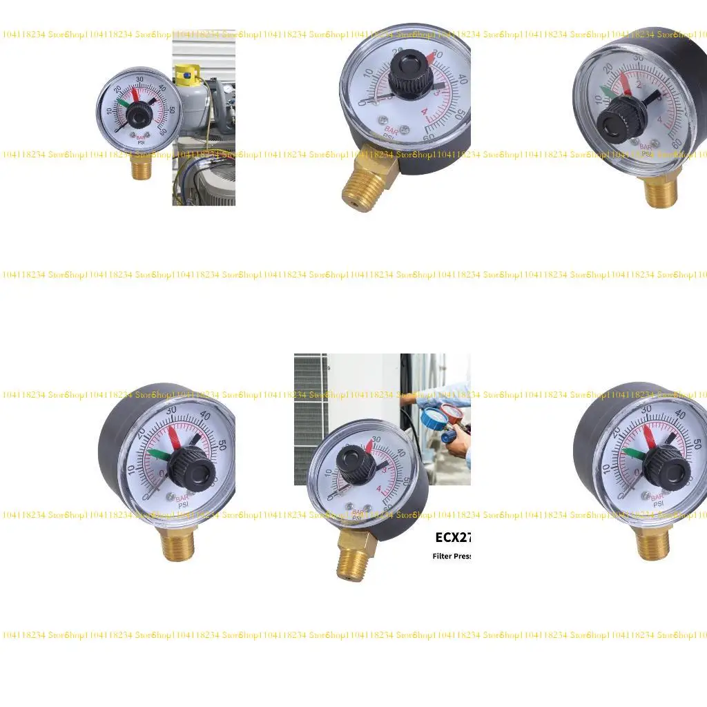 

P9FB Precise Pool Pressure Gauge For Multiport Valves Optimally Filtration Operation