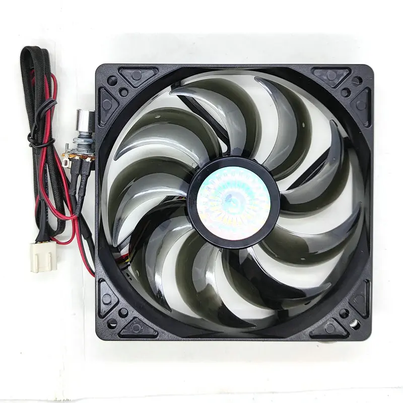 New A12025-20RB-4DP-F1 DC12V 0.37A 120*25MM 12cm Computer Cooling Fan With LED