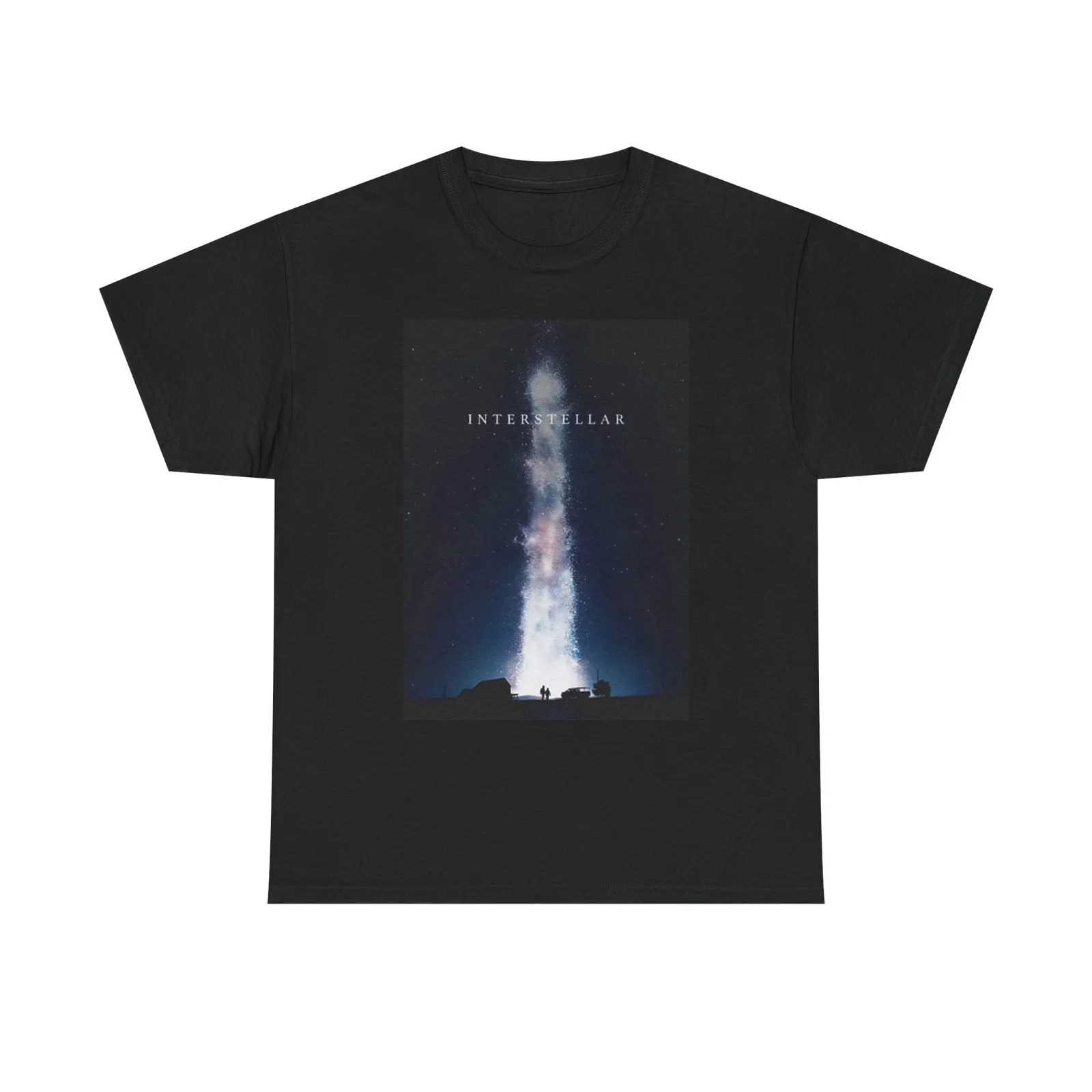 Interstellar Movie Poster Graphic T Shirt Unisex Heavy Cotton Tee
