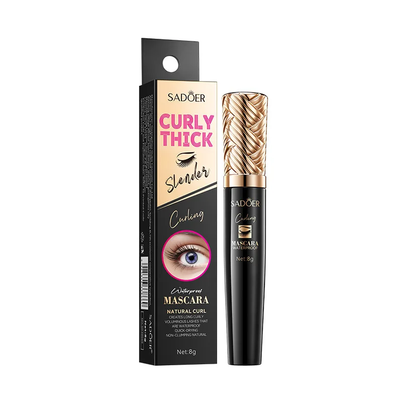

5D Waterproof Mascara Waterproof Mascara Lengthens Eyelashes Extension Black Silk Fiber Mascara Female Makeup Cosmetic