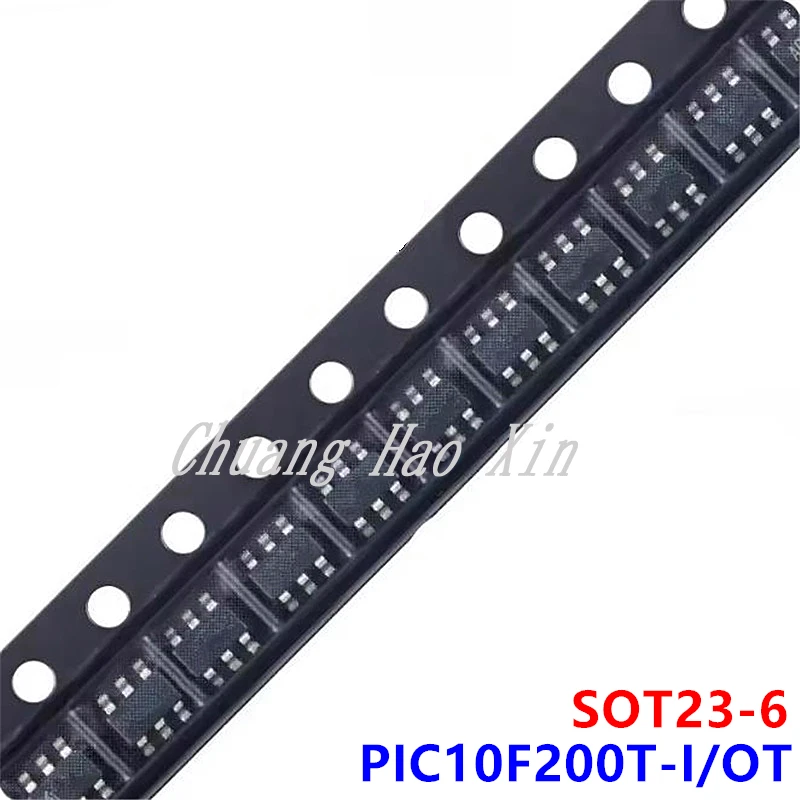 10PCS NEW Original PIC10F200T-I/OT chip 8-bit flash microcontroller SOT-23-6