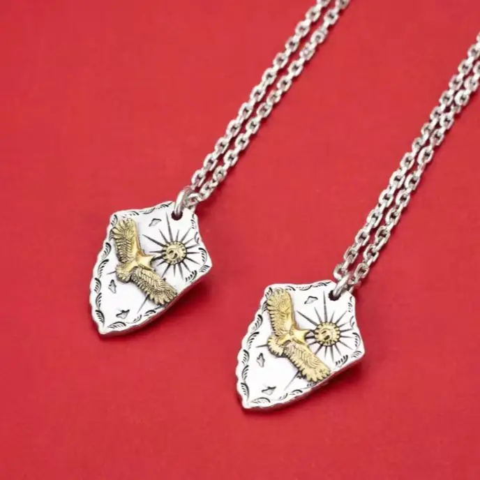 Pendant Sterling Silver 925 Fashion Male Personality Female Pendant Japanese Korean Fashion Thai Silver Men's Necklace Pendant