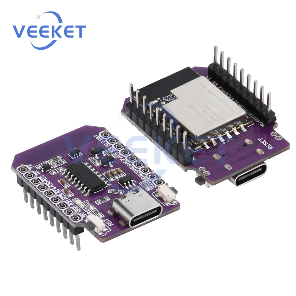 MINI BW16 Entwicklungsboard RTL8720DN Dualband WiFi Bluetooth BLE Modul CH340 für Arduino