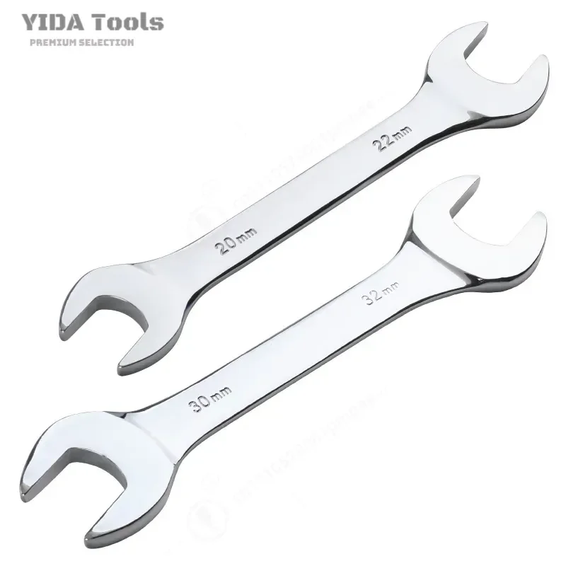 YIDA Double Head Open End Wrench Set 8-10mm Ultra Thin Flat Spanner Small Jaw Fork Wrench Tool for Tight Spaces Hardware Repair