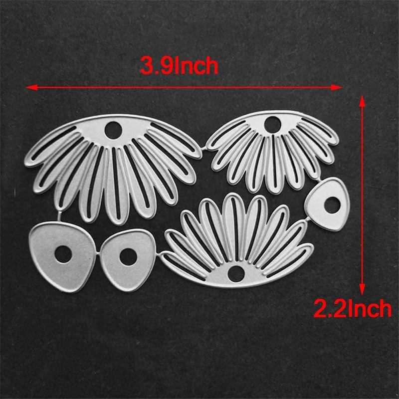 The Year of the Loong New Metal Cutting Die Scrapbook Decorative Relief Making DIY Small Flower Splicing Die Handicrafts