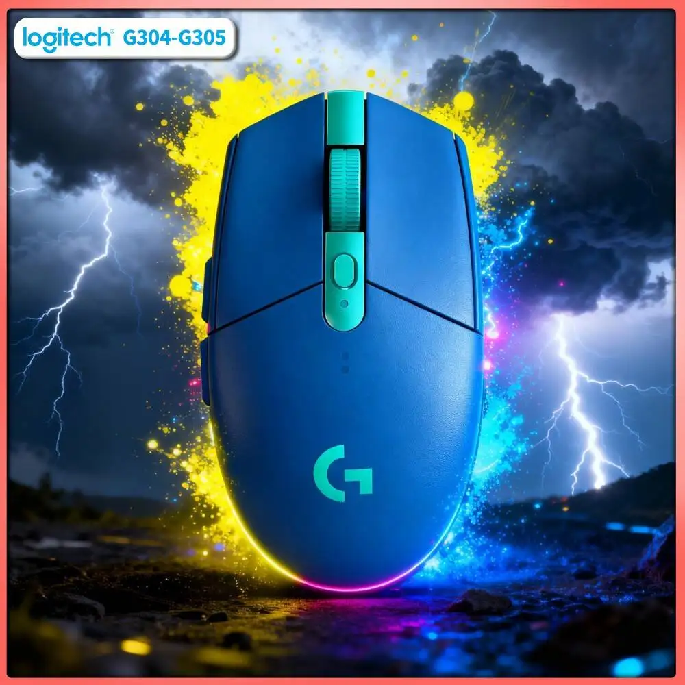 Gaming Mouse Logitech G305 LIGHTSPEED Wireless, 12000 DPI HERO Sensor, 6 Buttons, 250hr Battery, 99g, PC Mac Gamers