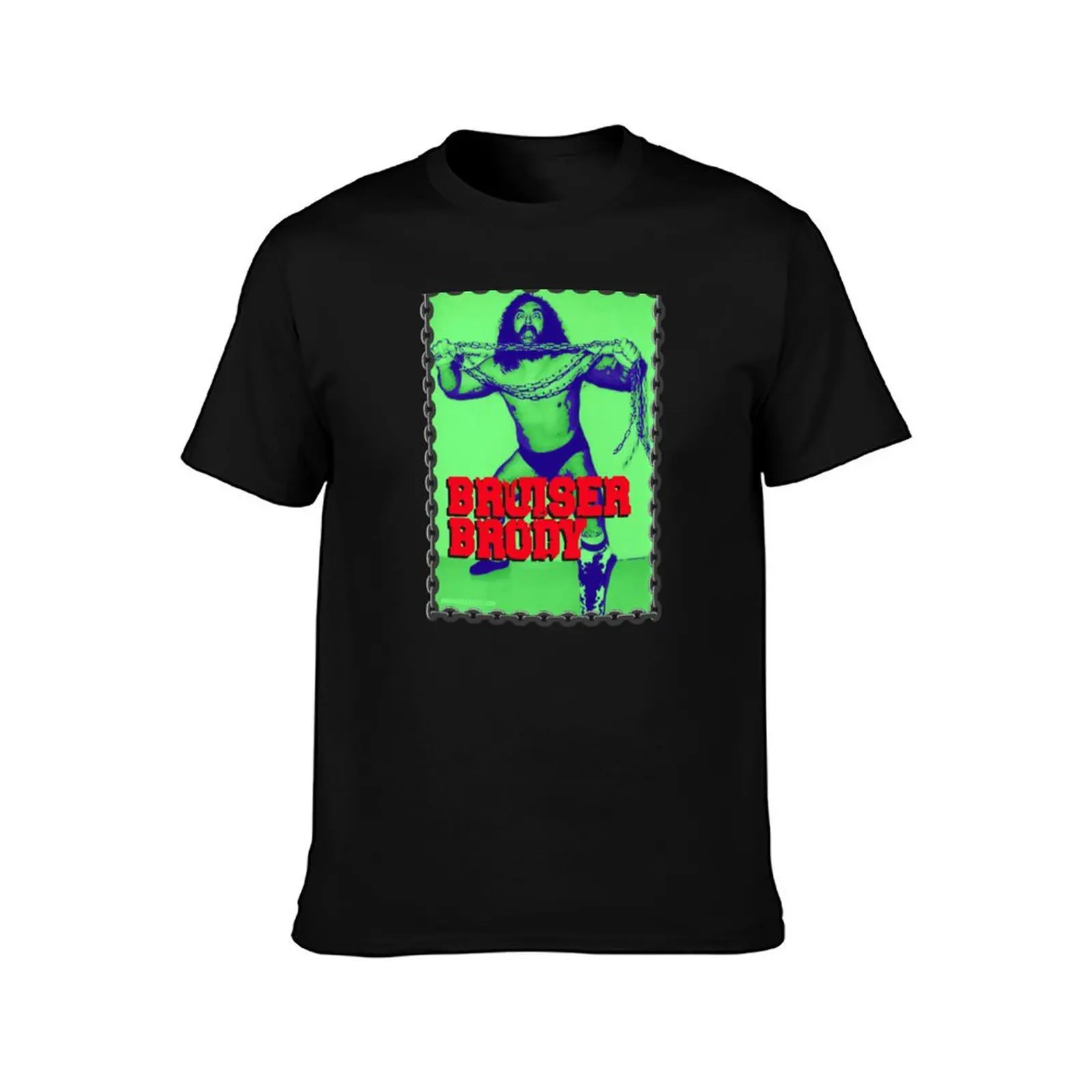 Bruiser Brody T-Shirt Novelty Graphic Tee Shirt T-Shirt