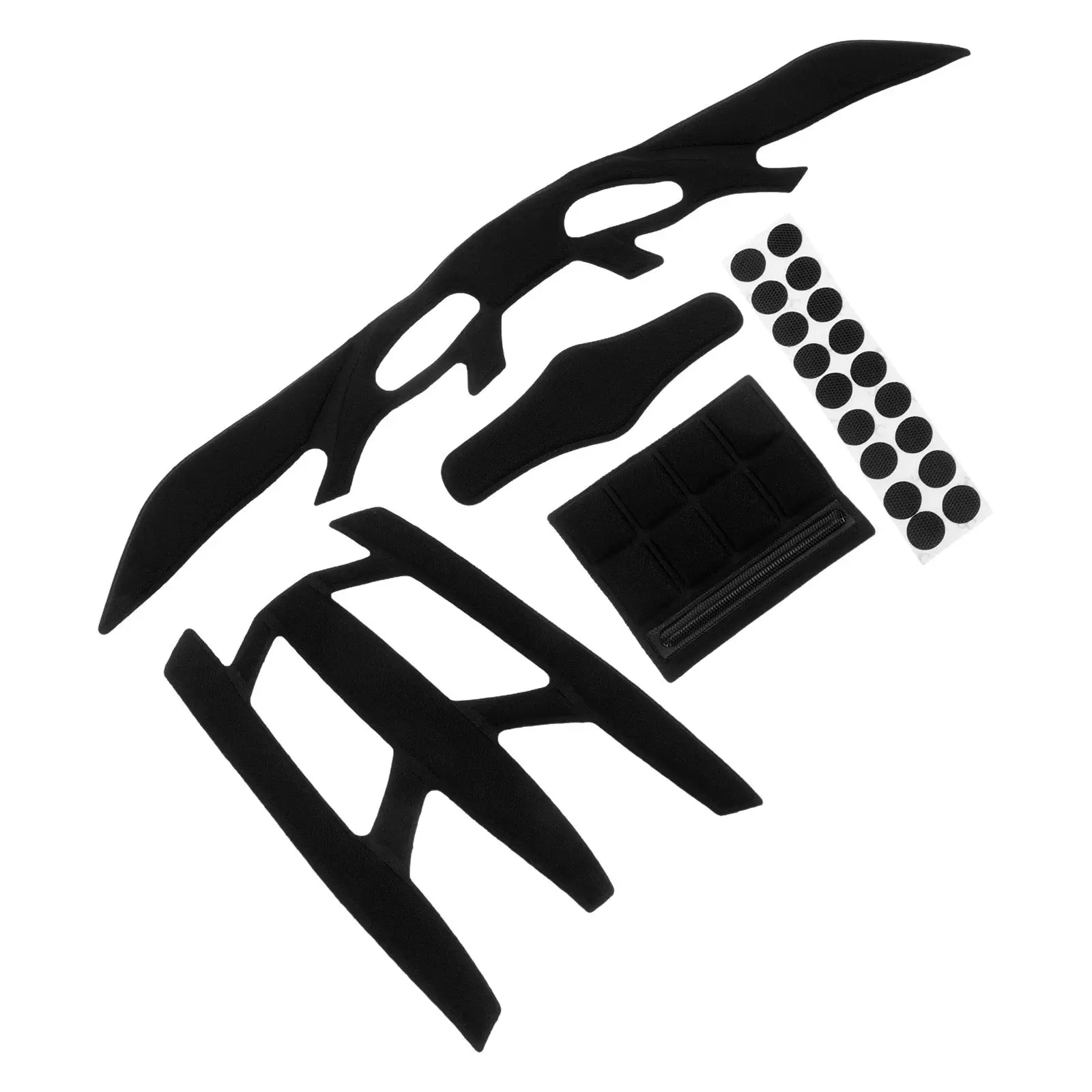 

1 комплект летних накладок для горного велосипеда: внутренняя подкладка, влагоотводящая, дышащая, сменная, с клейкой основой