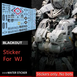 IN STOCK SO COOL Water Stickers Upgrade Kit For Transformation WJ Blackout M05 Hide Shadow B SET Action Figure Accessories