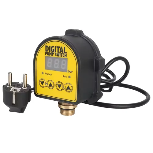 Controlador de presión electrónico, pantalla Digital, bomba de aire automática, compresor de aceite y agua, interruptor controlador de presión para agua del hogar