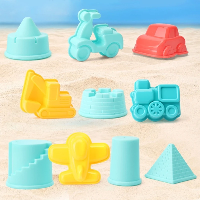 Portable Baby Sand Gadgets Set Toy Colorful Bucket for Infants Baby Supplies Digging Sand Bucket Fun Toy Gifts