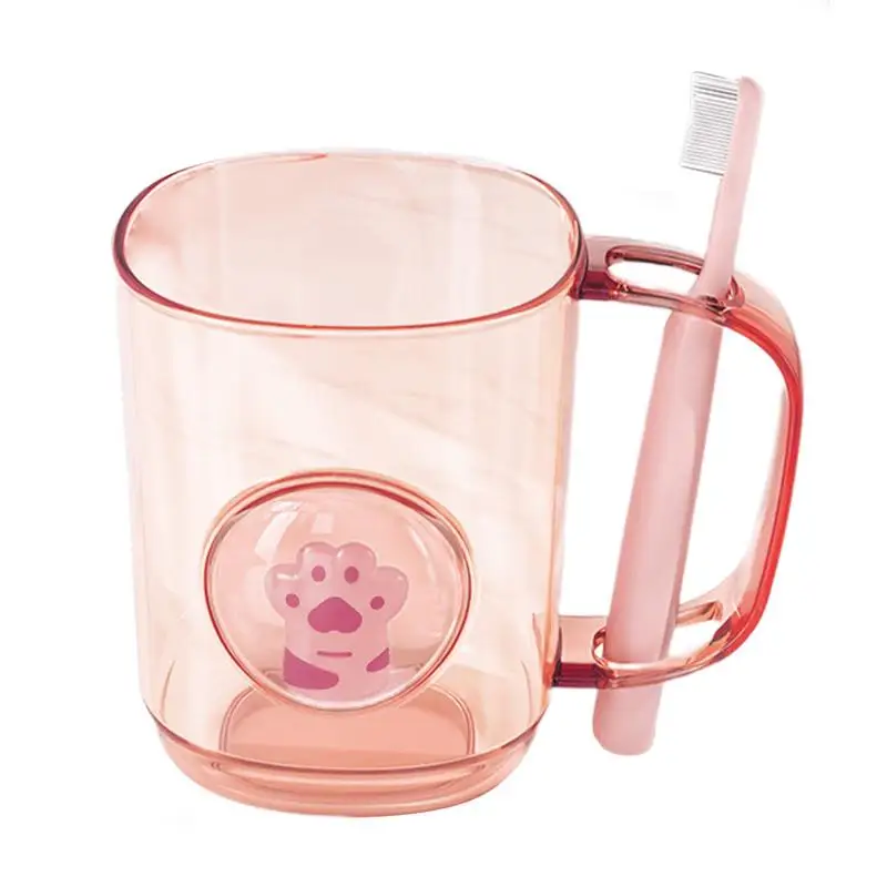 Tazas de enjuague bucal para niños, vaso de baño antideslizante reutilizable, taza de enjuague, soporte para cepillo de dientes