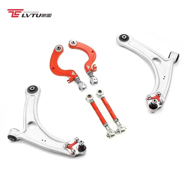 ذراع التحكم السفلي القابل للتعديل وصلة كروية مناسبة لسيارة VW GOLF7 R GTI MK7 Magotan Lamando #2