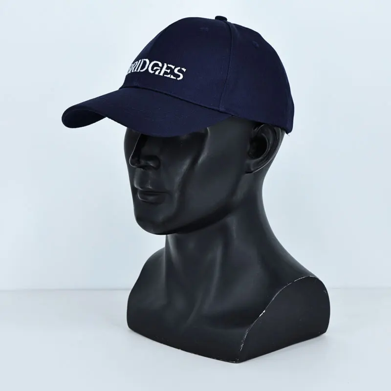 Sam bridges cosplay chapéu jogo death stranding bordado azul boné ao ar livre para homens e mulheres halloween carnaval festa prop