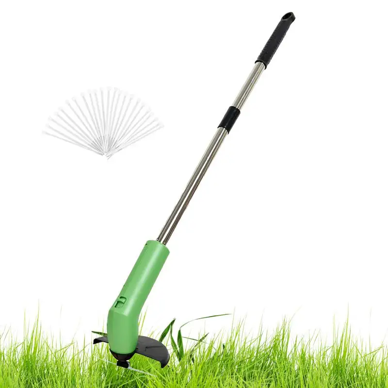 Weed Wacker Weed Eater inalámbrico con hoja de Metal, cortadora de hilo alimentada por batería, cortadora de césped ligera para jardín