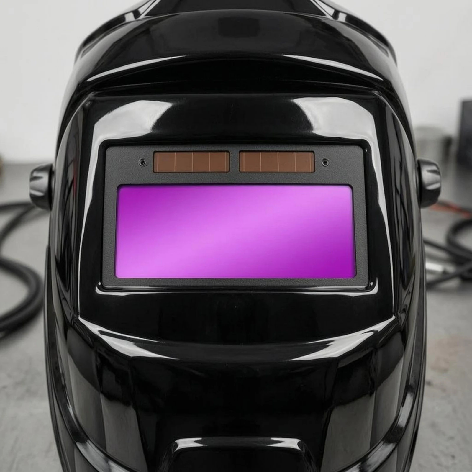 Automatic Darkening Fabrication Helmet Hard Shell Full-Face Fabrication Helmet Safety Gear Front Viewing Window Adjustable