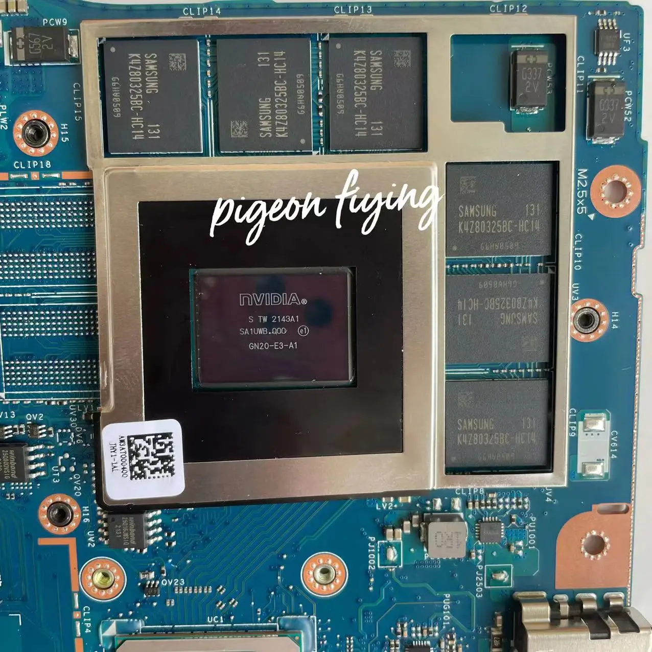 Imagem -04 - Placa-mãe Portátil para Acer Predator Triton 300 Cpu I711800h Srkt3 Gpu Gn20-e3-a1 Rtx3060 6gb Gh53g La-l191p Rev: 1a