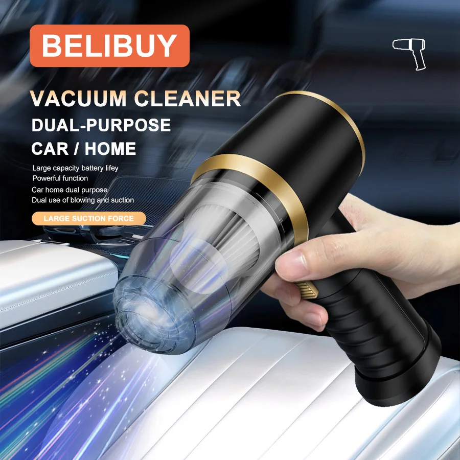 

BELIBUY Wireless cleaner Cleaning machine home appliance car vacuum cleaner cordless vacuum cleaner Powerful cleaning function