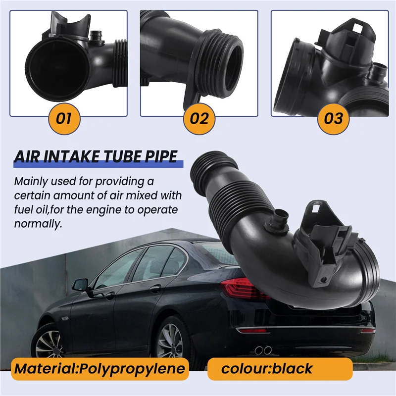 مدخل هواء أنبوب الأنابيب 13717605638 ل BWM F22 F23 F30 F32 F33 F34 228I 2014-16-M53K