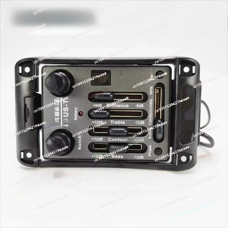 Suitable for  Folk Guitar Piezo Preamp Tuner InstallationAcoustic Guitar Pickup with  Accessories