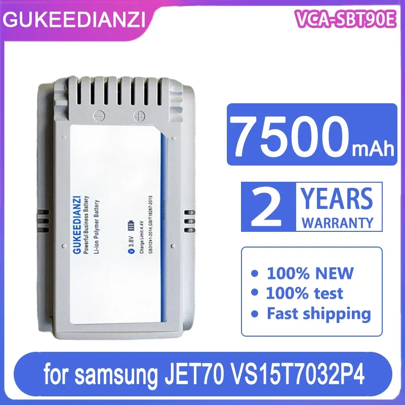 

Запасная батарея GUKEEDIANZI 7500 мАч для samsung JET70 VS15T7032P4 VCA-SBT90E