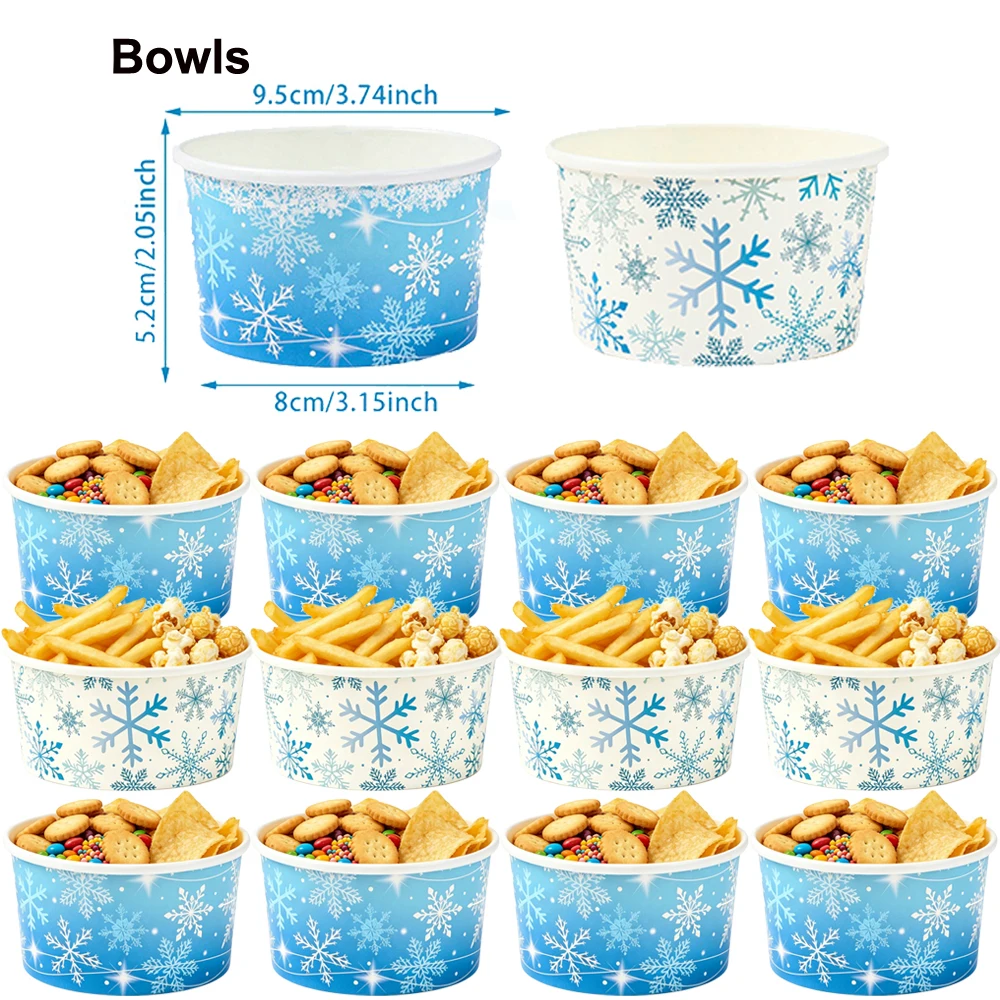 Snowflake Popcorn Boxes 6