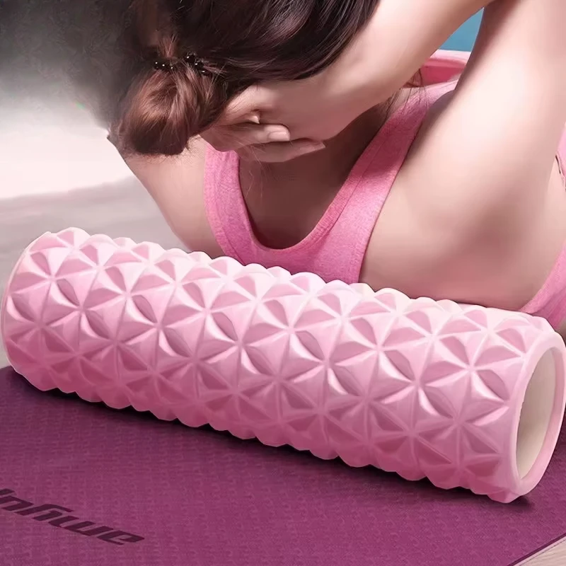 MIJIA 30cm Yoga Column Foam Fitness Muscle Training Pilates Sports Massage Foam Roller Grid Trigger Point Therapy Home Exercise