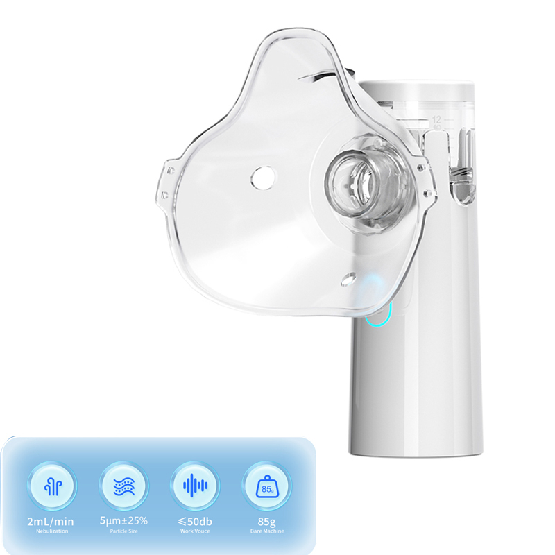  Portable Handheld Mesh Nebulizer Silent Inhaler Nebuliser for Adults Kids Dry Battery Type 