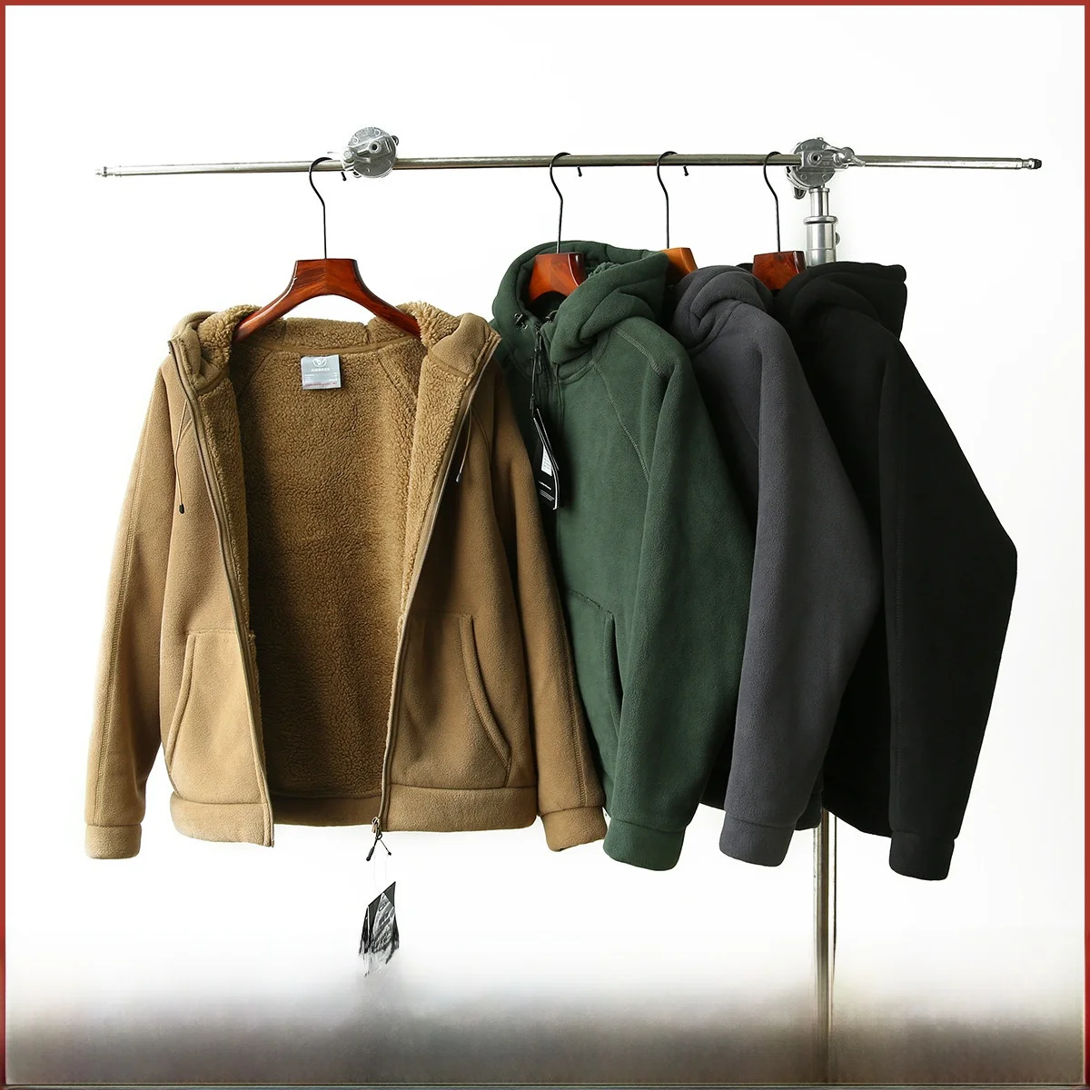 

Теплая мужская куртка с капюшоном на подкладке Fce Faion, осенне-зимняя повседневная верхняя одежда Stand Fit Long Sve Youth (3)