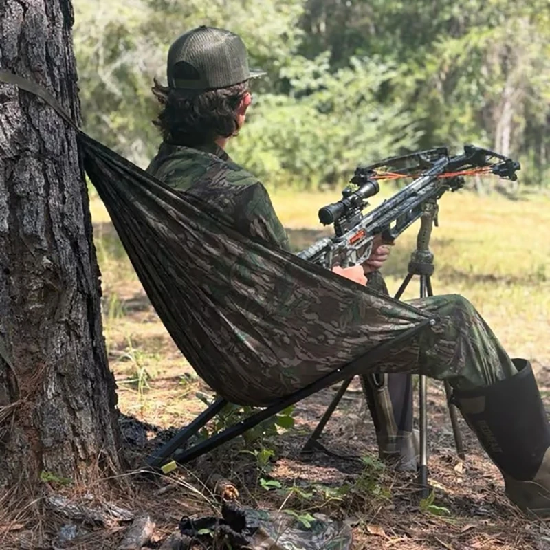 Camouflage Camping Stuhl Jagd Hängematte Sitz Jagd Hängematte Stuhl Tragbare Und Leichte Camping Hocker Auf Baum – Detail 5
