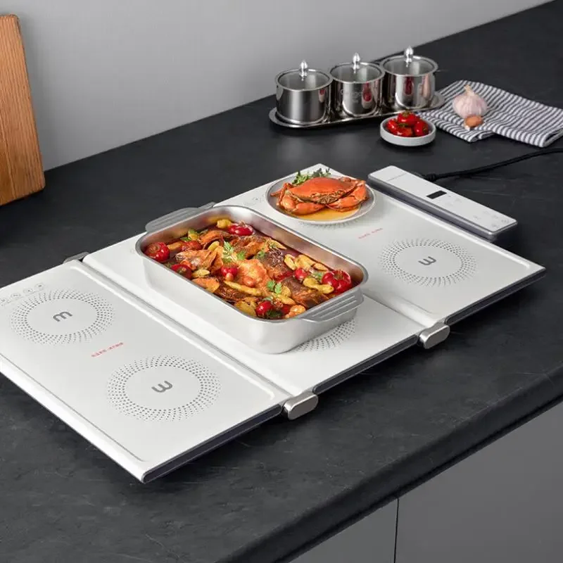 Складной электрический подогреватель пищи Morphy, 220 В, Подогреваемая доска для приготовления пищи, домашний стол, подогревающий коврик с церемонической варочной поверхностью, теплая еда