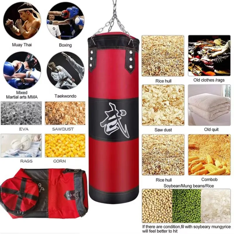 

Best Heavy Duty Punching Bag Custom New Muay Thai Punching Bag More Styles Boxing Bag Set with Gloves