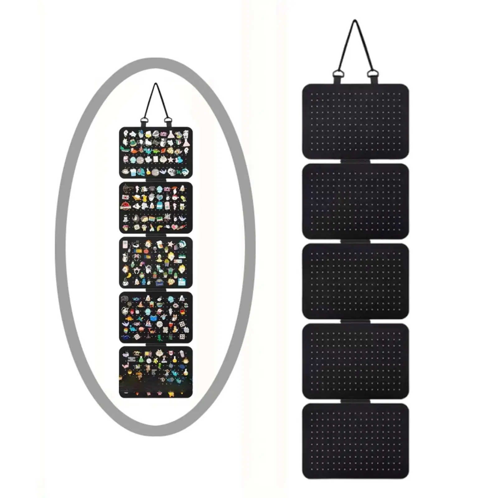

Enamel Pin Display Panels Earrings Organizer for Door Displaying Apartment