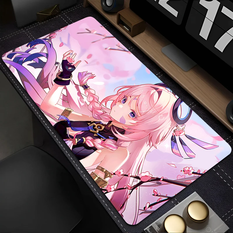 

Mousepad Laptop Office Cabinet HD Keyboard Pad PC Desk Mat Large Mouse Pad G-genshin Impact Citlali Non-slip Rubber Extended Pad