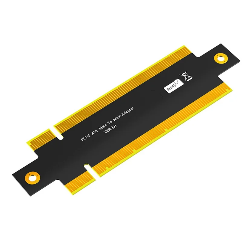 AED5-PCI Express 3.0 16X Male To Male Adapter Connector Riser Converter PCI-E X16 To PCE-E X16 Extend PCB Board Design