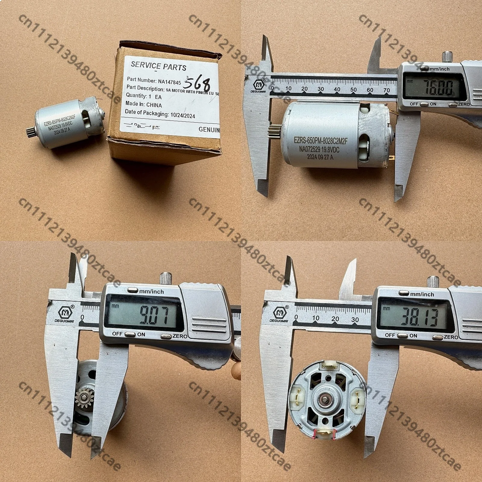 

Original 13 Teeth Motor NA147845 for DCMPP568 Power Tool Replacement Parts
