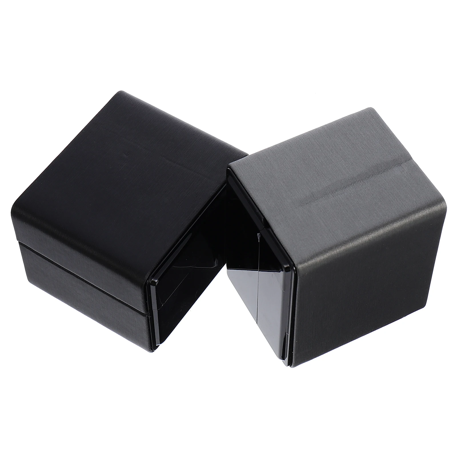 

2 Pcs LED Light Jewelry Box Beautiful Storage Boxes Ring Display Lightweight Gift Box for Bracelet Neck Chain Packaging