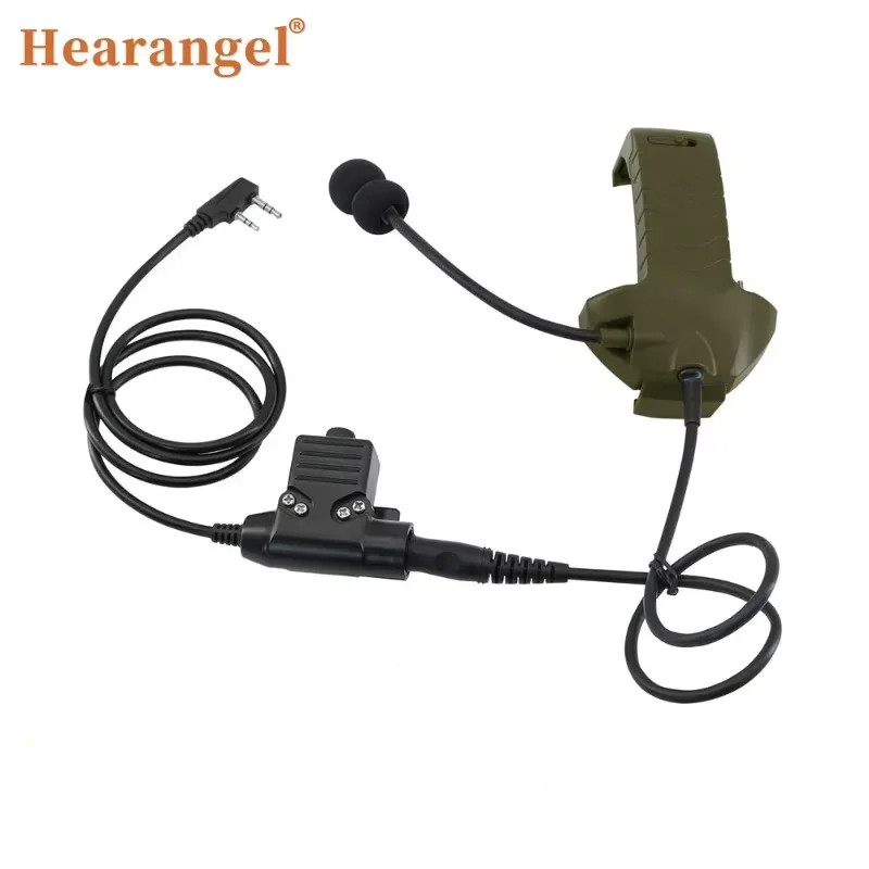 2024 External Microphone Kit and Ken Plug PTT Tactical Headset Adapter for Walker's Razor Tactical Shooting Headphone
