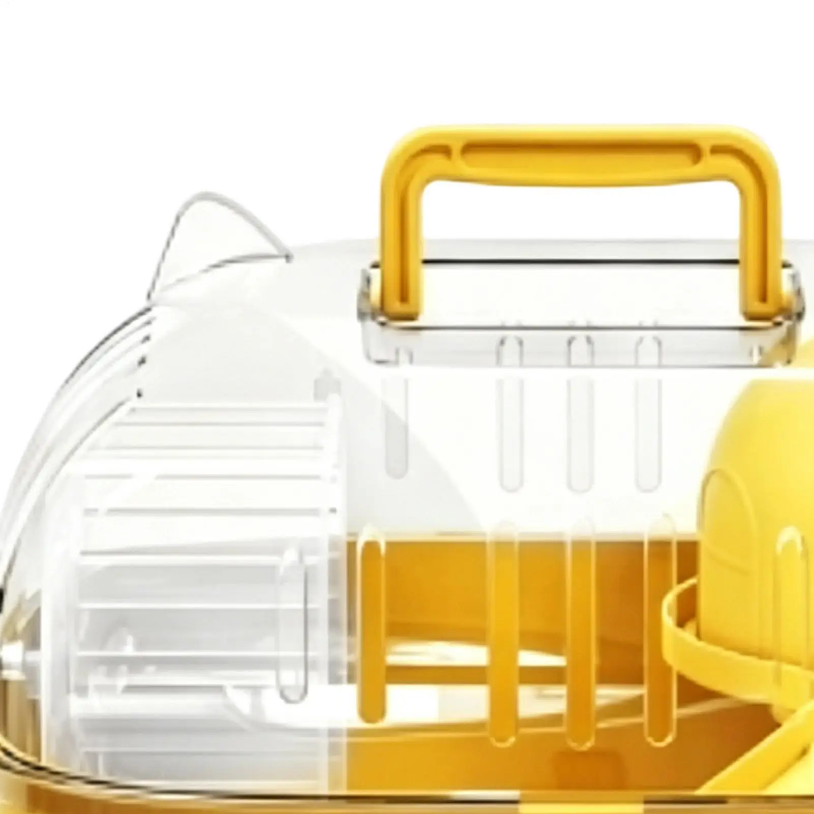

Hamster Travel Cage Transparent Cover Cute Portable With Water Bottle Small Animal Carrier Cage For Gerbil Bunny Ferret Mice