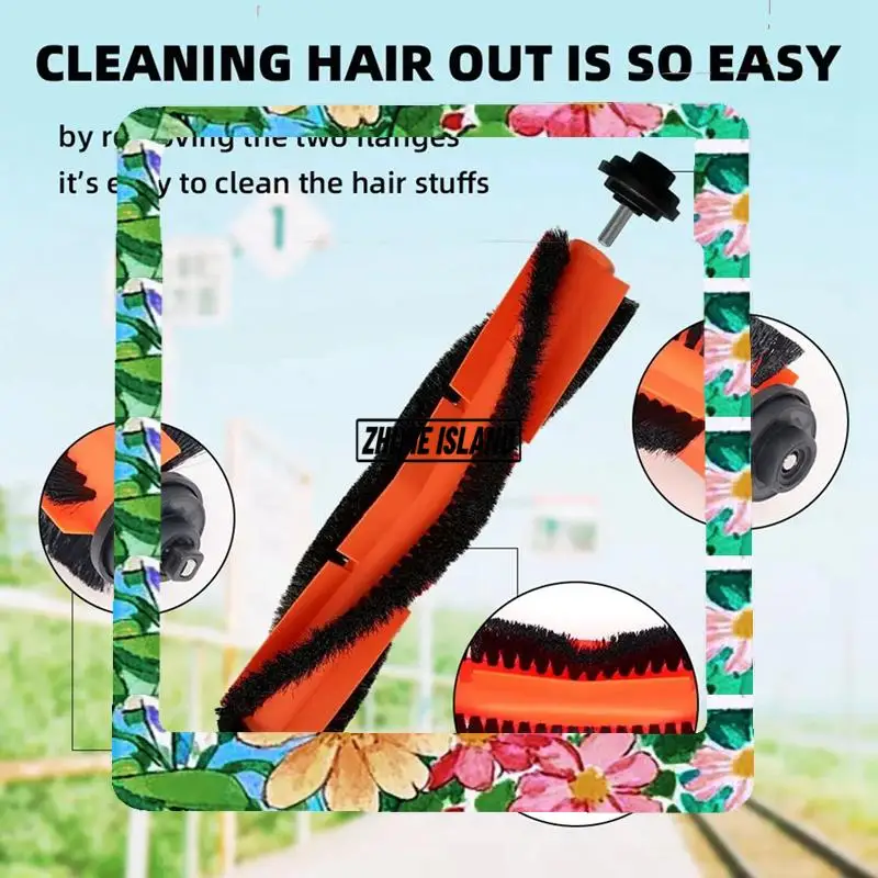 For Viomi V3 Max Robot Vacuum Cleaner Replacement Spare Parts V-RVCLM27B Main Side Brush Hepa Filter Mop Rag Replacement