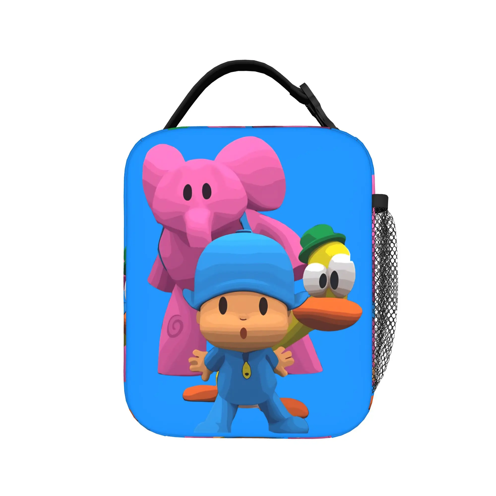 Pocoyoed Friends Super Hero Friends  Insulated Lunch Bag Thermal Bag Reusable,Meal Container Large Tote Lunch Box Outdoor