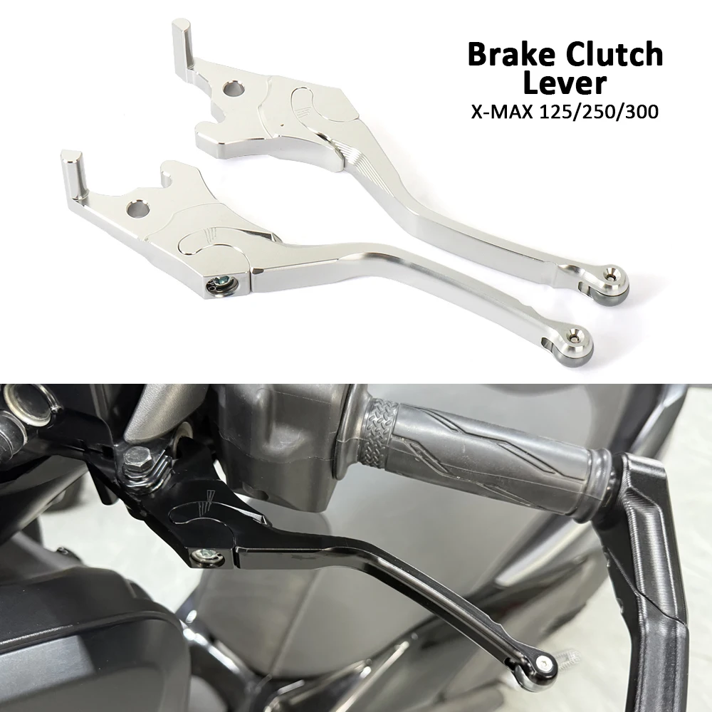 

Motorcycle Aluminum Front Brake Clutch Levers For YAMAHA X-MAX 125 XMAX 250 Xmax 300 X-MAX125 X-MAX250 X-MAX300